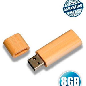 Pen Drive 8 GB de Bambu Personalizado